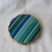 Stratton Striped Enamel Compact - 1970's