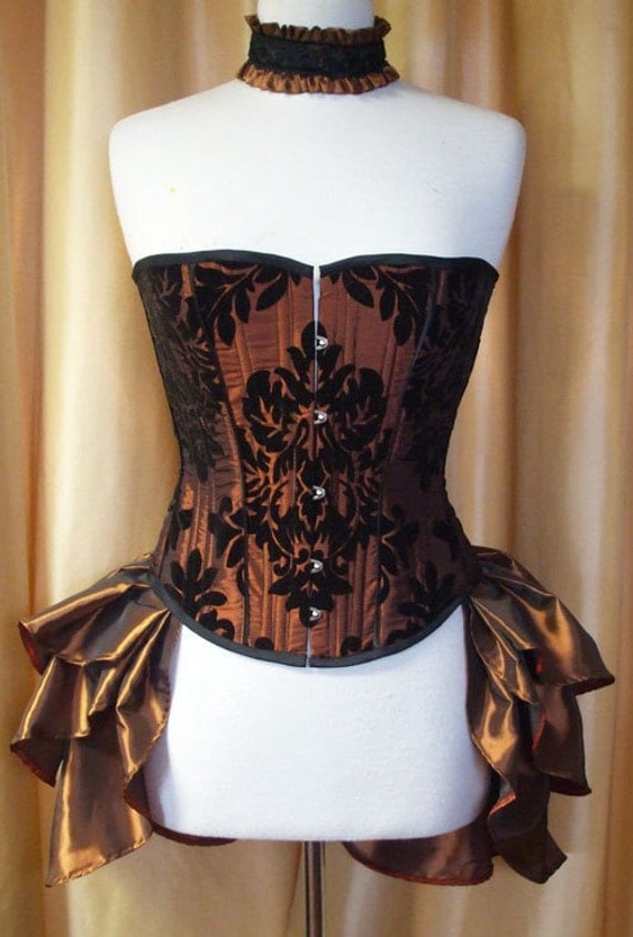 Aethership corset by SteampunkDecadence on Etsy