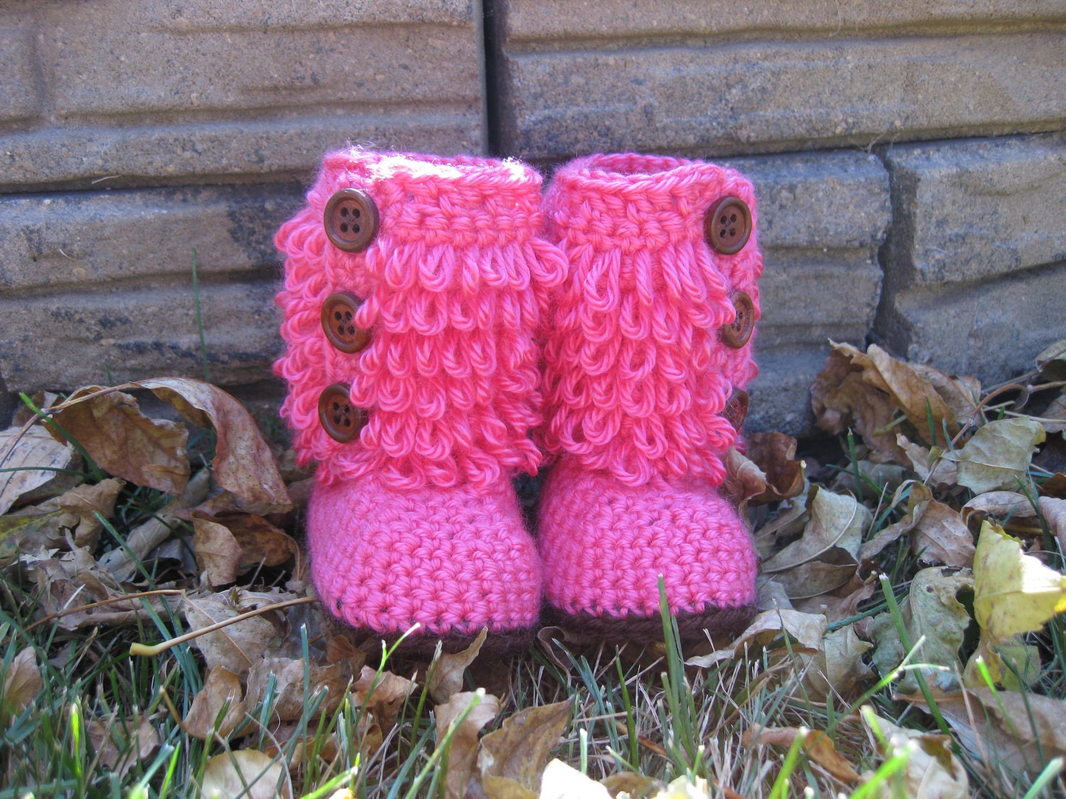 Crochet baby Ugg inspired boots Baby uggs baby booties baby boots crochet baby uggs