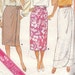Wrap Skirt Pattern Butterick 3706 Size 6 8 10