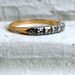Classic Vintage 14K Yellow Gold Diamond Wedding Band