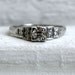 Absolutely Stunning Vintage Art Deco Platinum Diamond Engagement Ring.