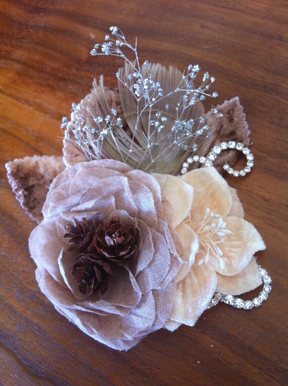 Rustic Woodland Bridal Hair Accessory