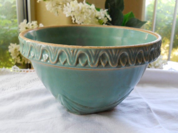 hk living dark green stoneware bowl