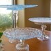 Light Blue Dessert Buffet, Pedestal Plates Servers