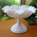 Fenton Hobnail Compote Candy Pedestal Dish