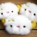The Pygmy Piggle Yeti a.k.a Piggles - Yellow Female - Super cute Piggle Yeti Plush with bow