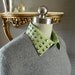 Mint Detachable Collar with Silver Stud Embelishment