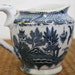 Vintage blue and white pitcher