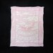 Doll bed cover sample bedspread cute little vintage miniature bedpread