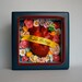 Love Shrine- Mexican Folk Art- Heart / Corazon- Valentine's Gift - Shadowbox