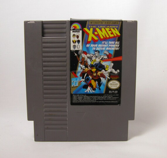 The Uncanny XMen Vintage Nintendo Game NES LJN 1989