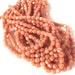 Czech Beads, Pink Coral Firepolished Czech Glass Beads, 4mm - 50 beads