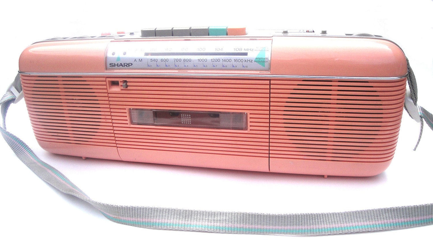 RESERVED 80s Pink Tape Player / Radio