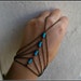 brass and turquoise slave bracelet, hand piece, bracelet/ring, slave ring, turquoise bracelet, vintage style