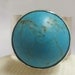 Turqoise Silver Ring/ Sterling Silver Ring With Turquoise Howlite stone/Wide Band/ Size 8.5