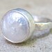 Handmade Sterling Silver Ring with white coin pearl