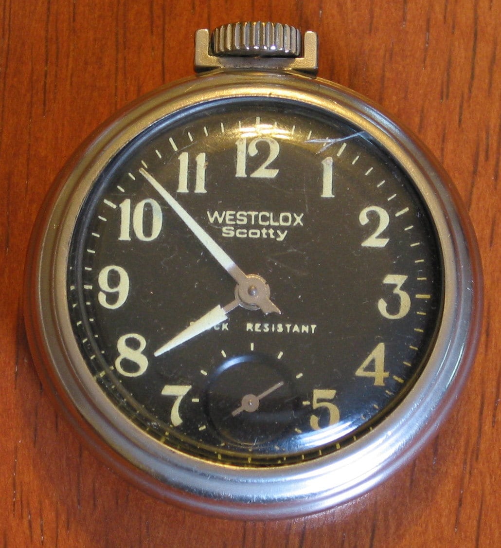 westclox scotty pocket watch