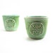 Pair of Green Coqui (Tree Frog) Rum Cups