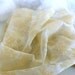 Autumn in Paris- Vintage Lemon Chiffon Cream Velvet Scarf
