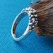 RESERVED - SALE - Caviar ring no8 - size 7 3/4 - 8