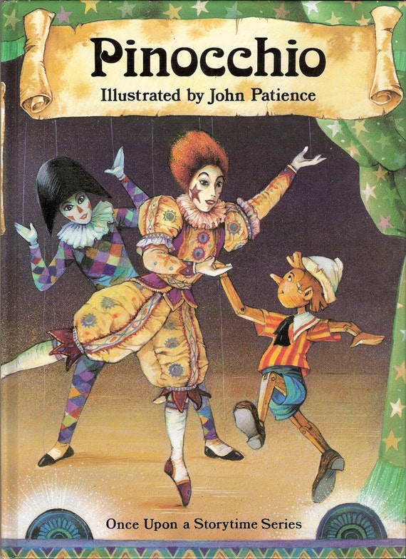Pinocchio Once Upon a Storytime Series Vintage Childrens Book