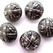 Vintage Buttons Metal Anchor Dome Shape Set of 5 at HendyFinds