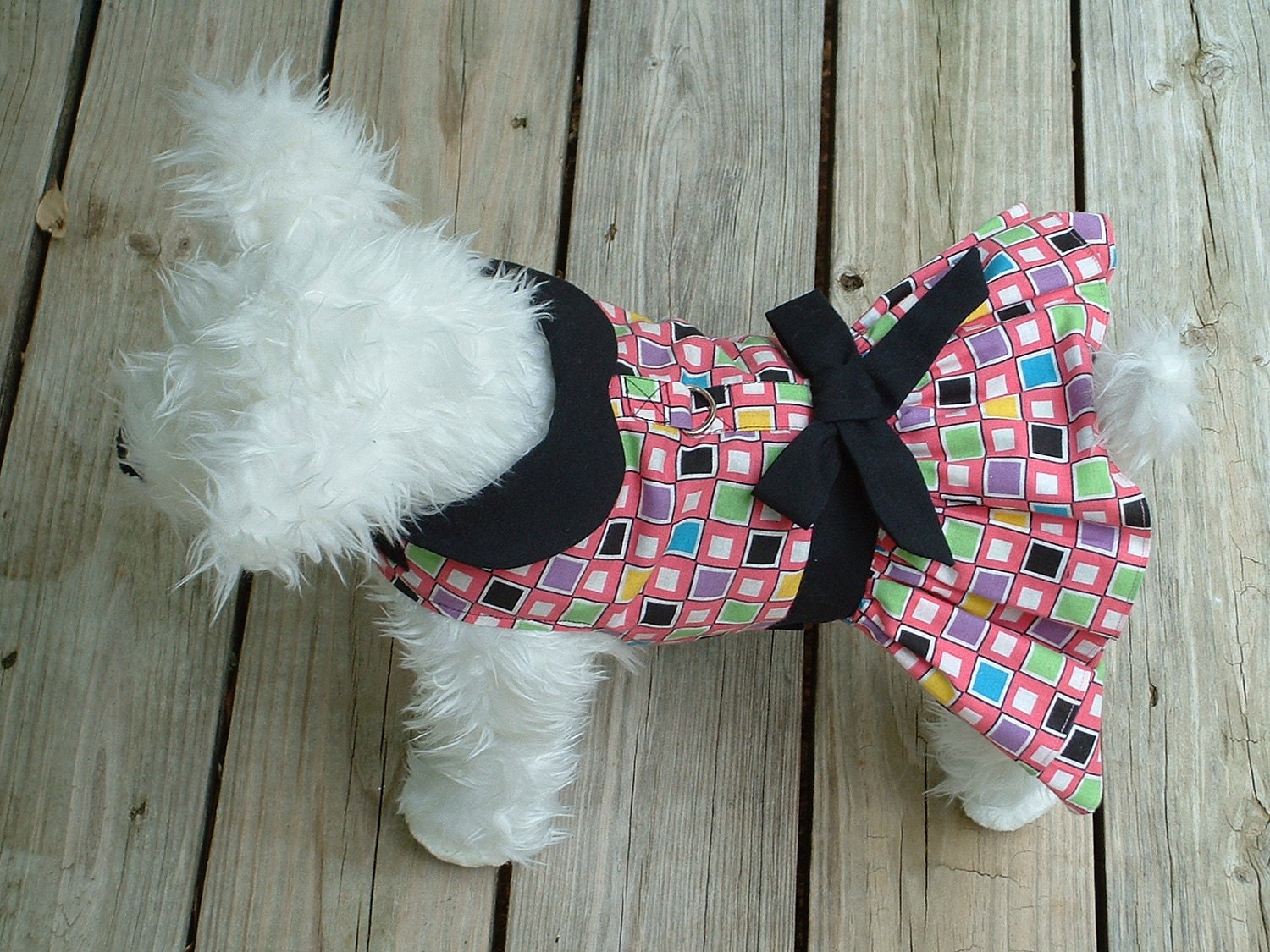 Dog Dress Pink n Black Dog Clothing & Accessories Pink