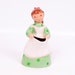 Vintage Sally Brayton Pottery Figurine Planter Vase Ceramic Mid Century Girl Holding Flowers