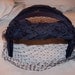 1950's Navy Blue Cocktail Hat With Veil