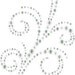 Fairy Belle Say It In Pearls and Crystals Self Adhesive Sticker Flourish by Prima Marketing Item number 554125
