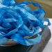 Hand Painted 13mm Silk Ribbon - Pacific