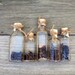 Vintage antique glass bottles / rustic home decor / clear glass / instant collection / cloves / set of five
