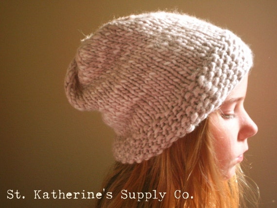 knitting  Bark hat beanie Slouchy adults Birch Knitting Hat  Beanie Pattern pattern  PDF for