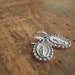Paris Antique Silver Plated Miraculous Medal Blessed Mother Mary Catholic Charms (2)