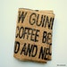 Burlap Journal Cover A5 - Upcycled Coffee Sack