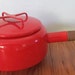 Dansk Red Kobenstyle Fondue Pot