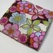 Reusable Sandwich Bag, Eco-Friendly Snack Bag, Shabby Chic Flower Snack Bag, Back To School