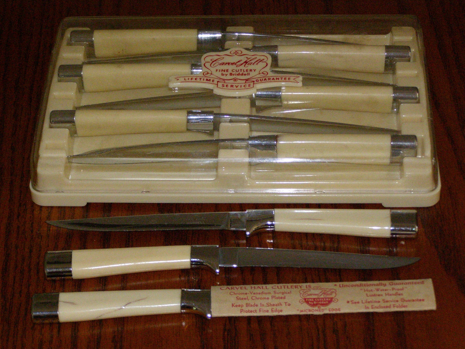 Vintage Carvel Hall Briddell ivory in case 1950 60s Bonus 6