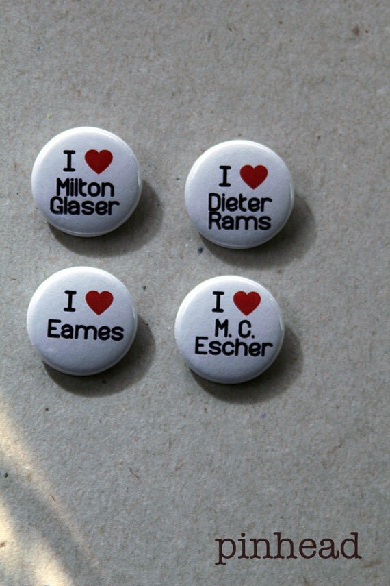 Items similar to Set of 4 Geeky Designer on Etsy