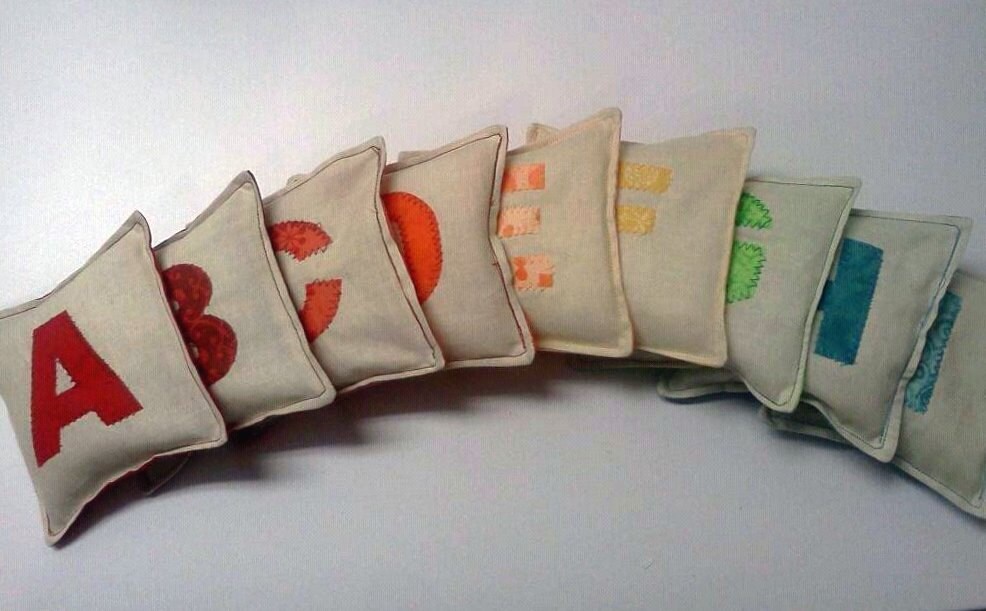 Alphabet Bean Bags