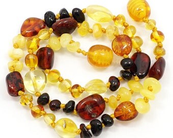 Baltic Amber Baby Teething Necklace 122