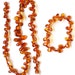 Cognac Baltic amber Autumn Leaves necklace and bracelet 535