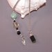 Black Tourmaline and Leaf Dowsing Pendulum New Age Magick 124962P