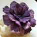Lavender Violet Flower - Felted Brooch - Felted Flower - Hand Felted Brooch - Unique - Big Brooch