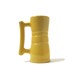 Four Frankoma Plainsman Autumn Yellow Handled Juice Tumblers