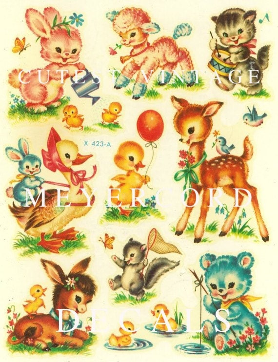 vintage clip art animals - photo #7