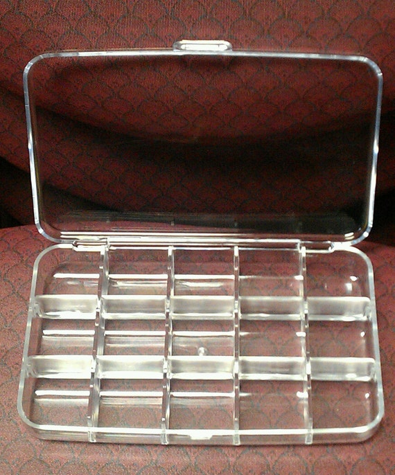 15 Compartment Clear Plastic Display Boxes 87611DB