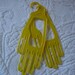 Vintage Gloves Dryers Stretchers 1950s Nevco Yellow Plastic Hand Form Laundry Accessory Housewares