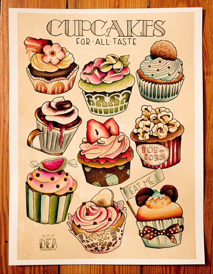 Cupcake Print